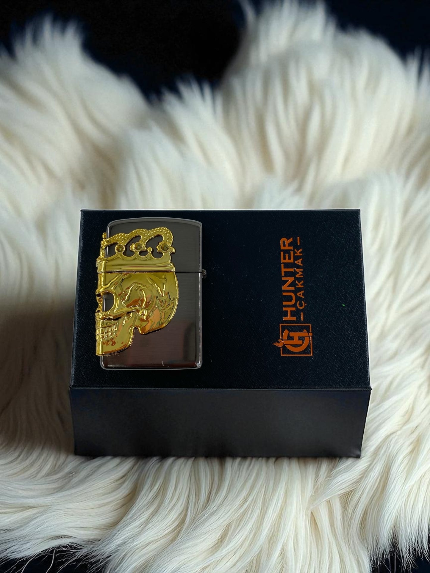 Kuru Kafa Zippo Çakmak 3666