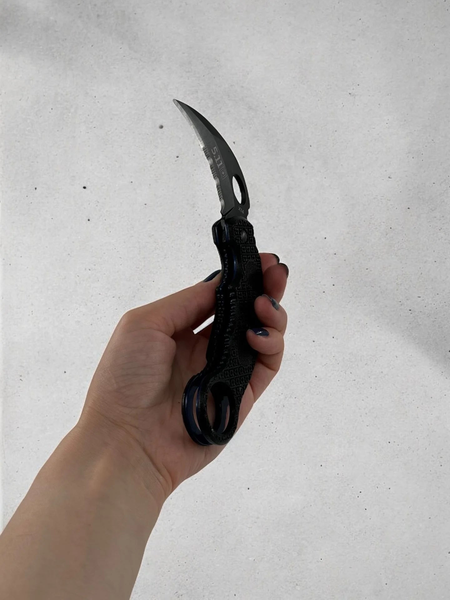 5.11 Karambit Siyah Tırtıklı 1416