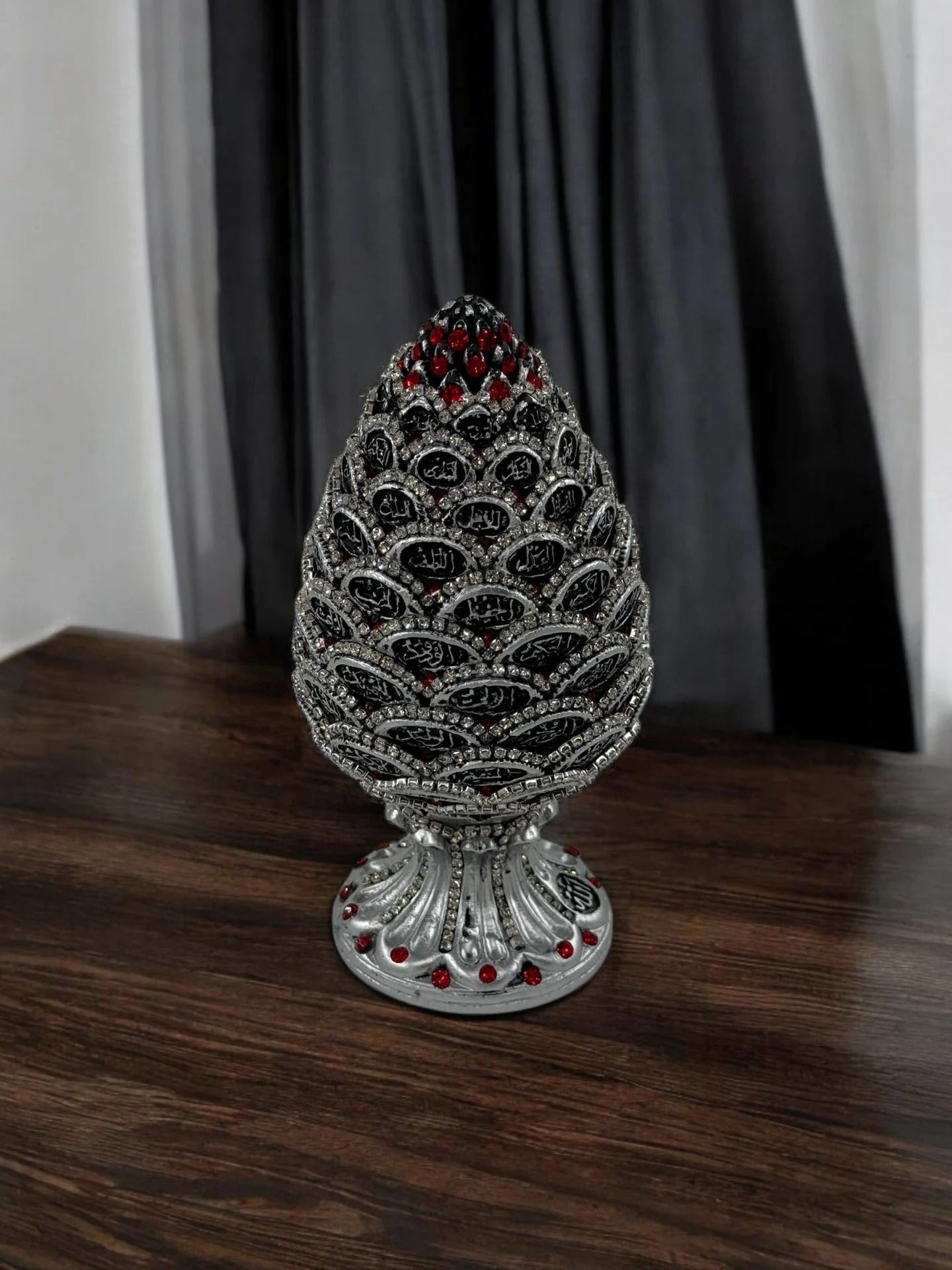 Polyester Özel Taşlı Dualı Kozalak 2652