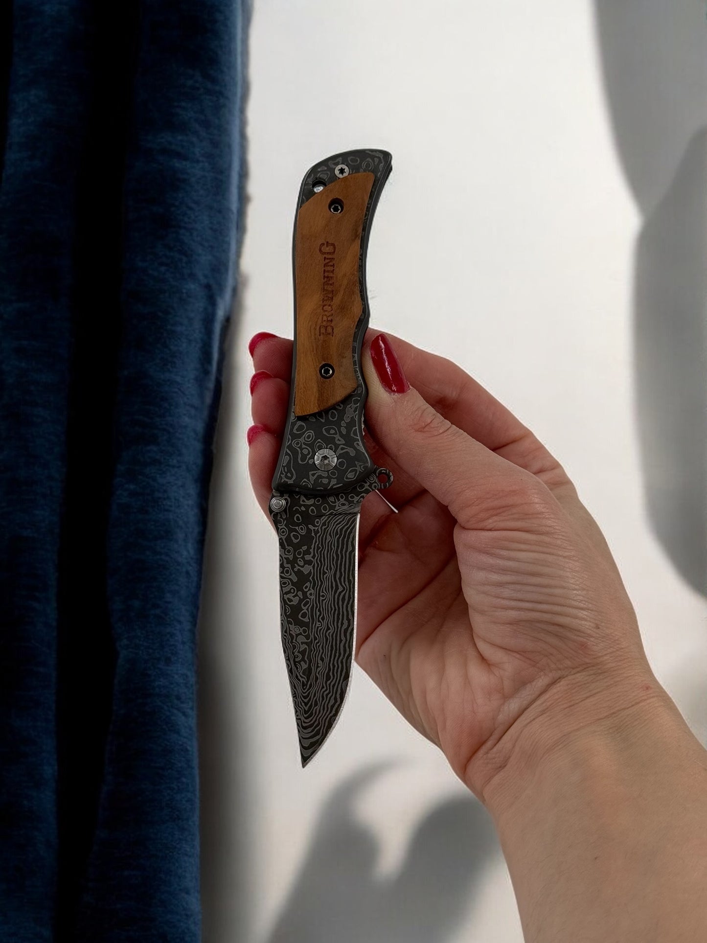 Mini Model Browning Damascus  Çakı 2-35