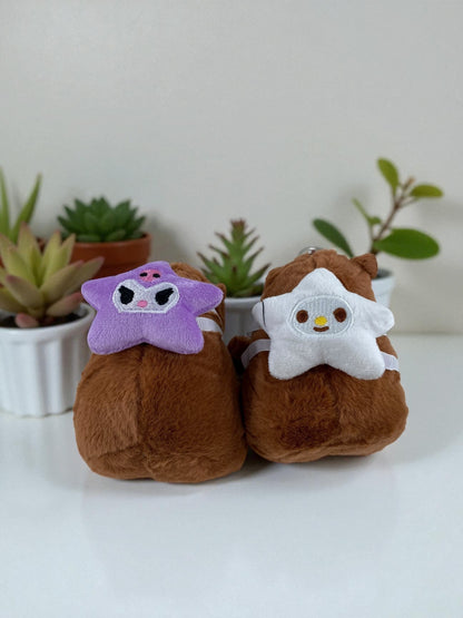 Mini Kapibara Peluş Anahtarlık
