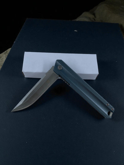 Yarı Otomatik D2 Çelik Taktik Katlanır Çakı