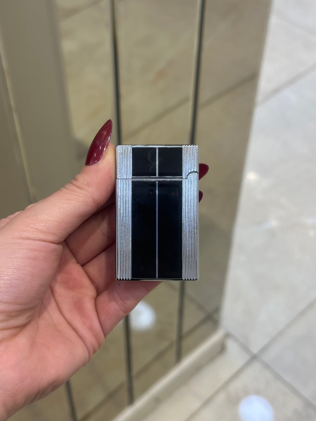 Metal İki Renkli Gazlı Çakmak 6375