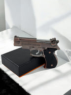 Mini Beretta Model Renkli Alevli Gazlı Çakmak 2872