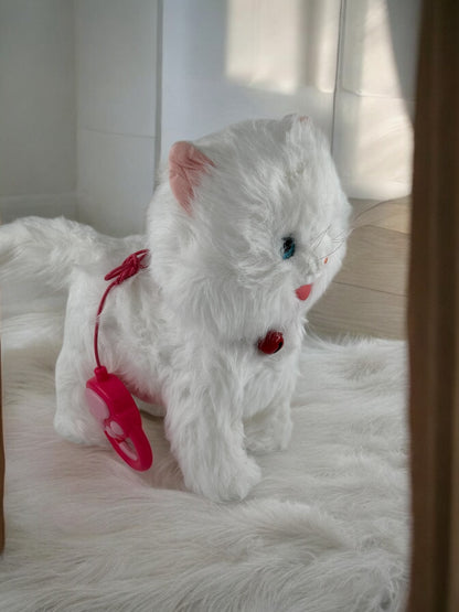 Yürüyen Hareketli Tasmalı Peluş Köpek