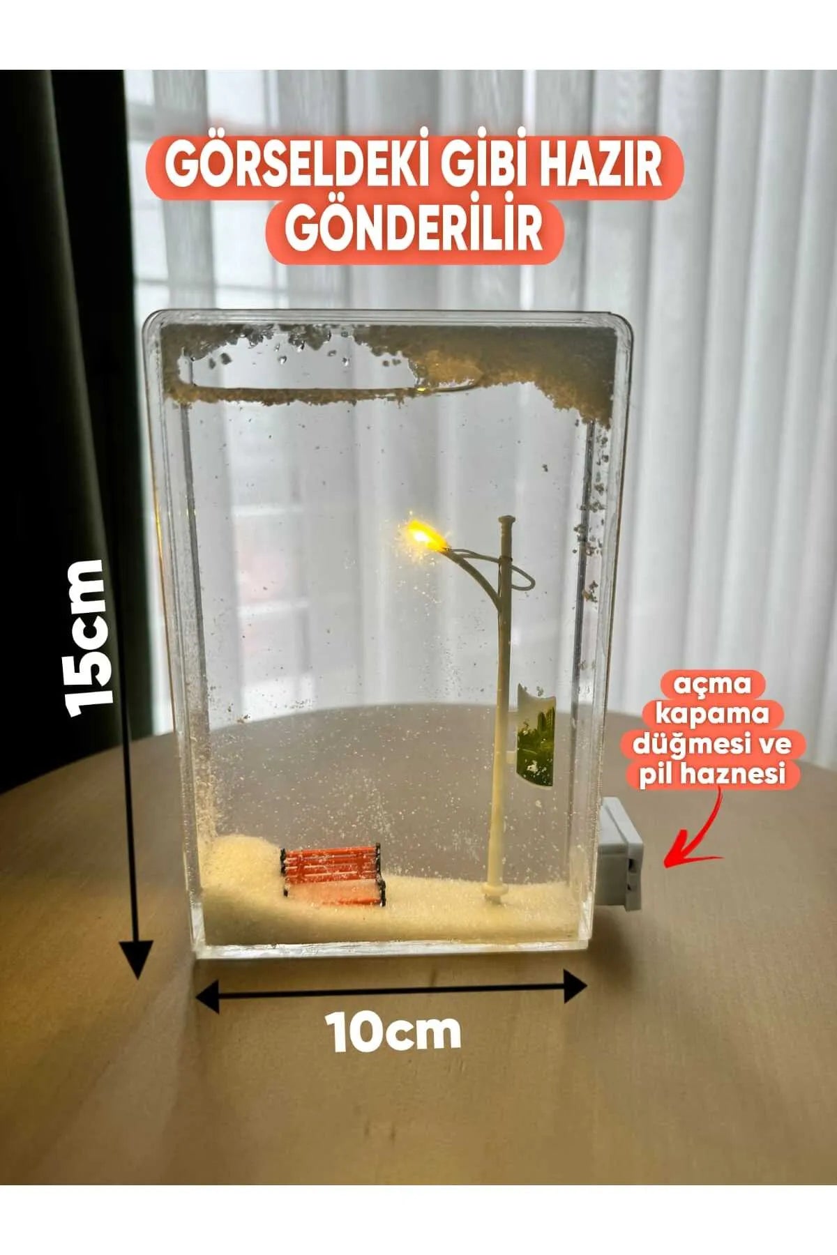 Karlı Sokak Lambası 8899