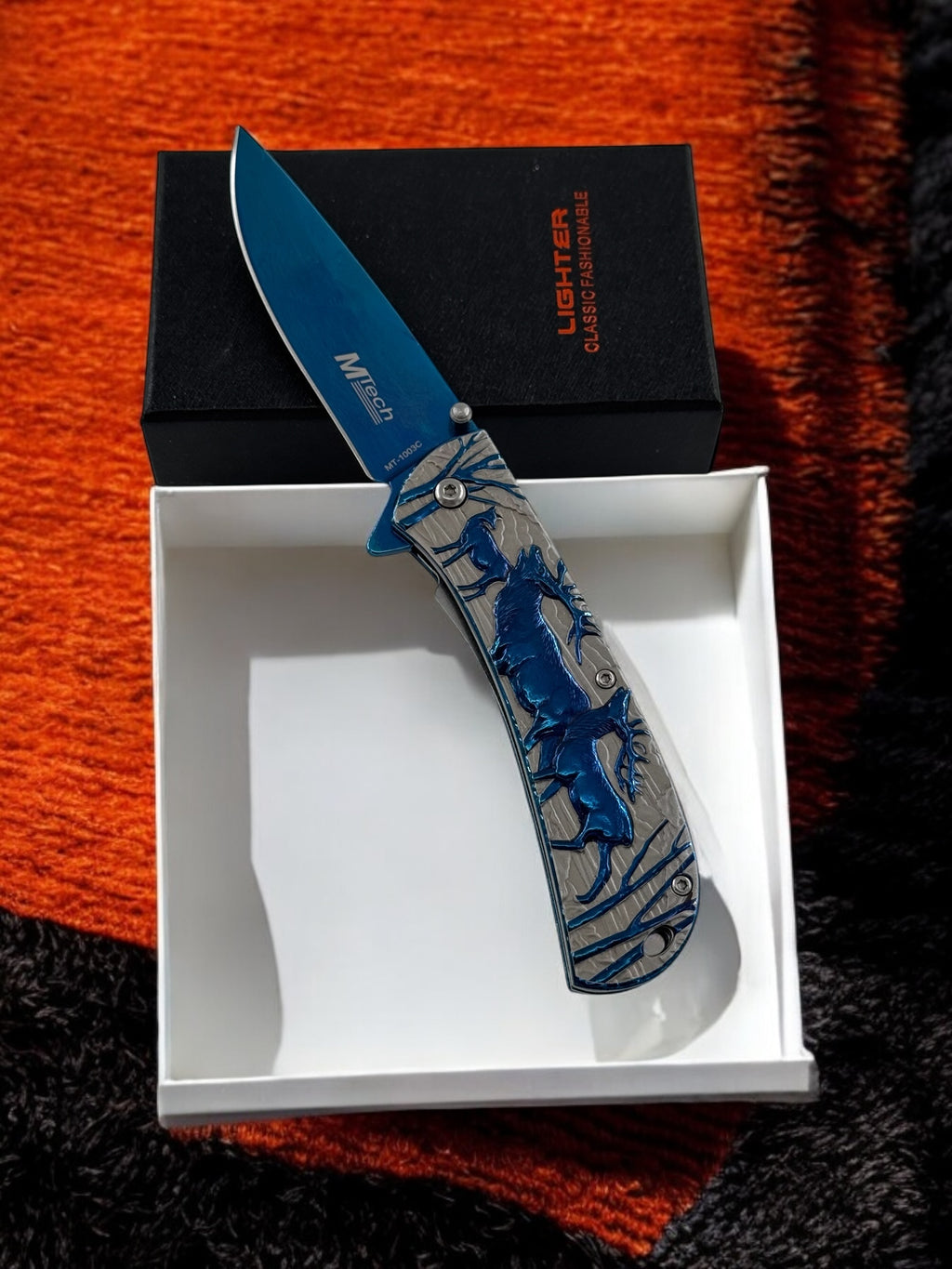 Geyik Baskılı Çakı MT-1008C