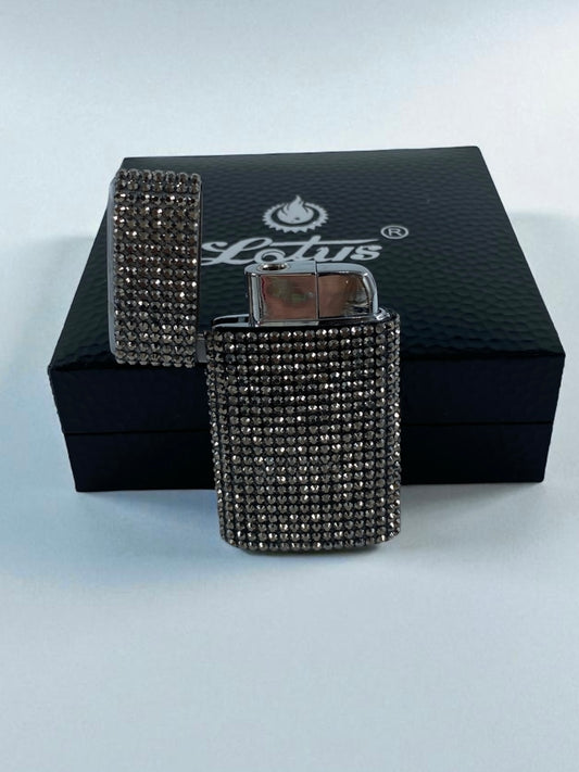 Taşlı Özel Kutulu Renkli Alevli Çakmak