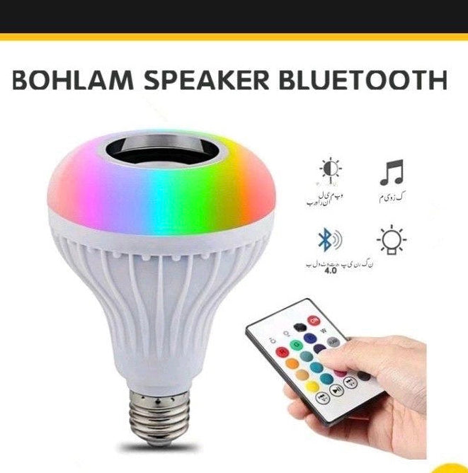 Bluetooth Hoparlörlü RGB LED Ampul