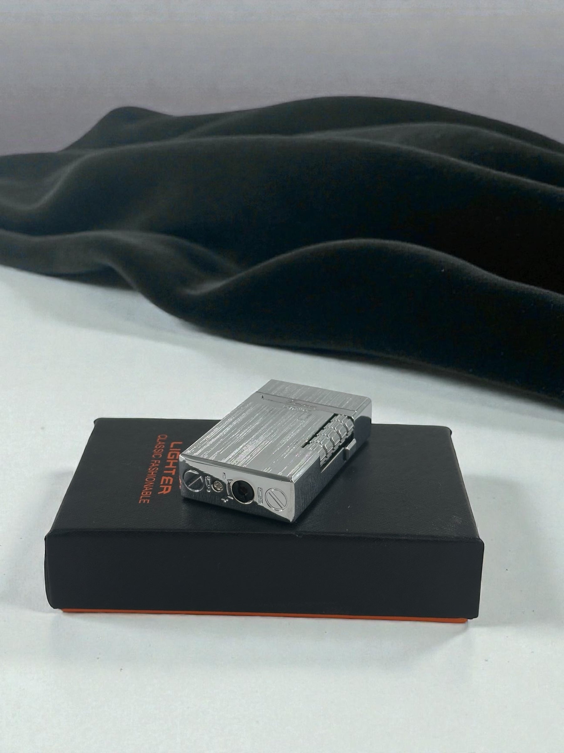 Lüx Dupont Model Gümüş Çakmak