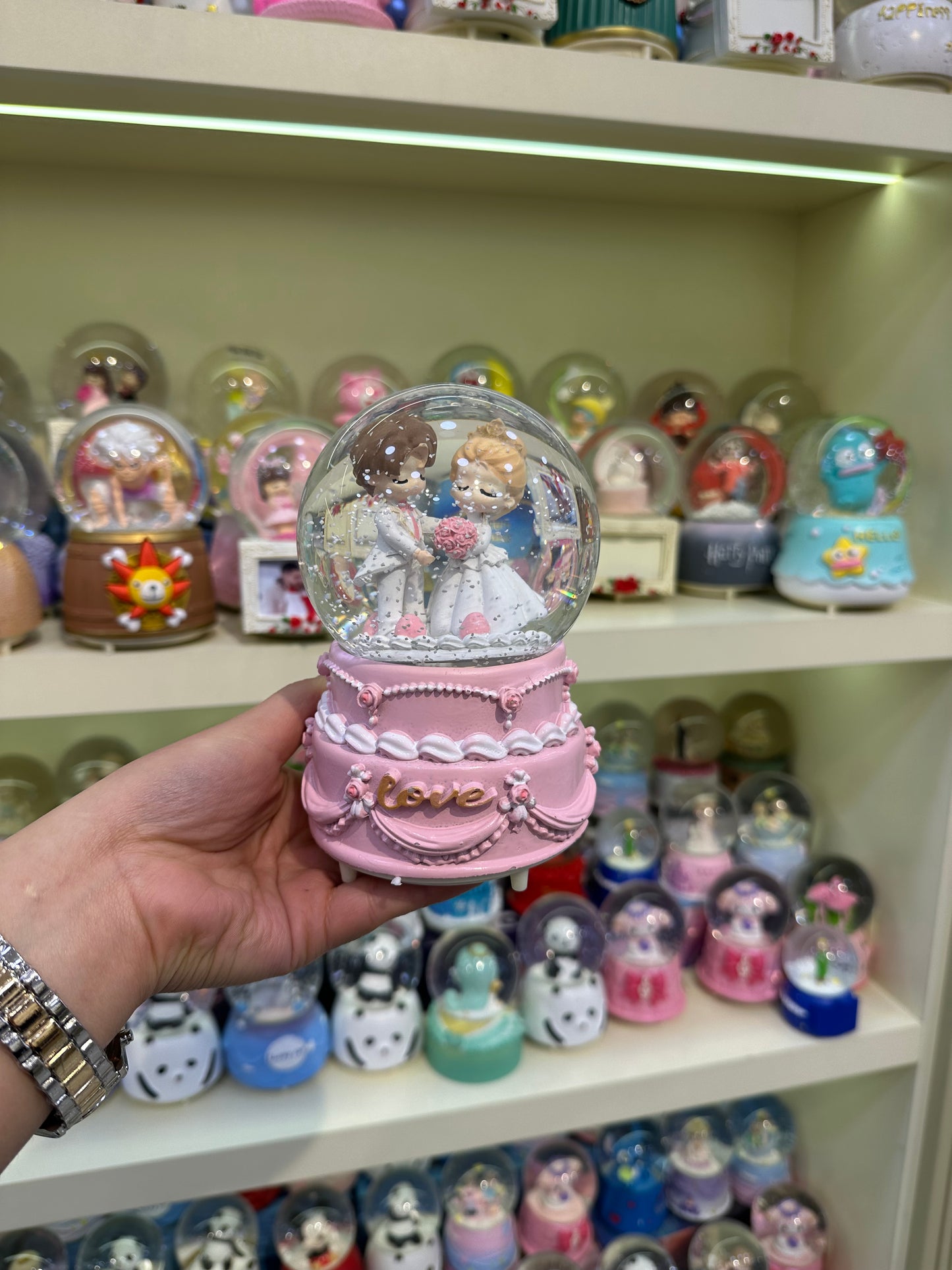 Büyük Boy Sevgili Kar Küresi