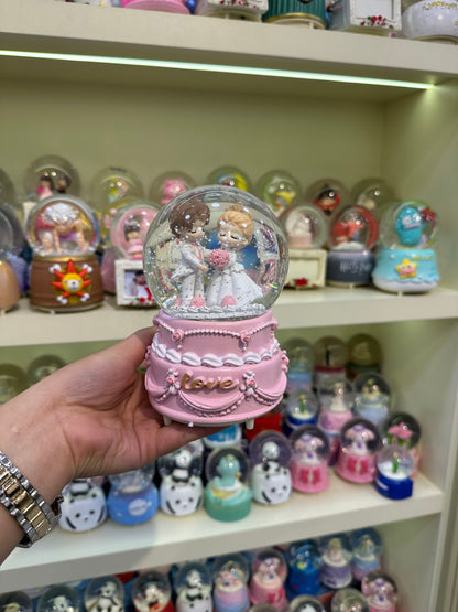 Büyük Boy Sevgili Kar Küresi