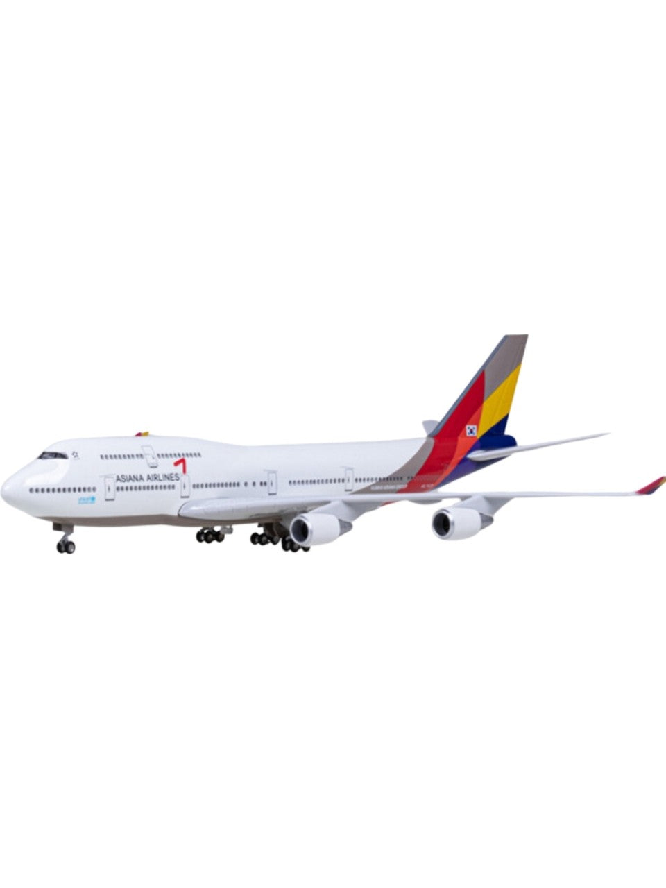 Asiana Airlines Boeing 747 Özel Tasarım Uçak Maketi