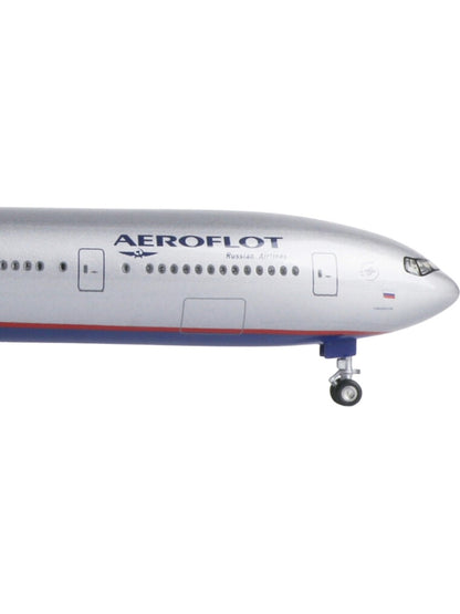 Ölçekli Aeroflot Boeing 777  Özel Tasarım Uçak Maketi