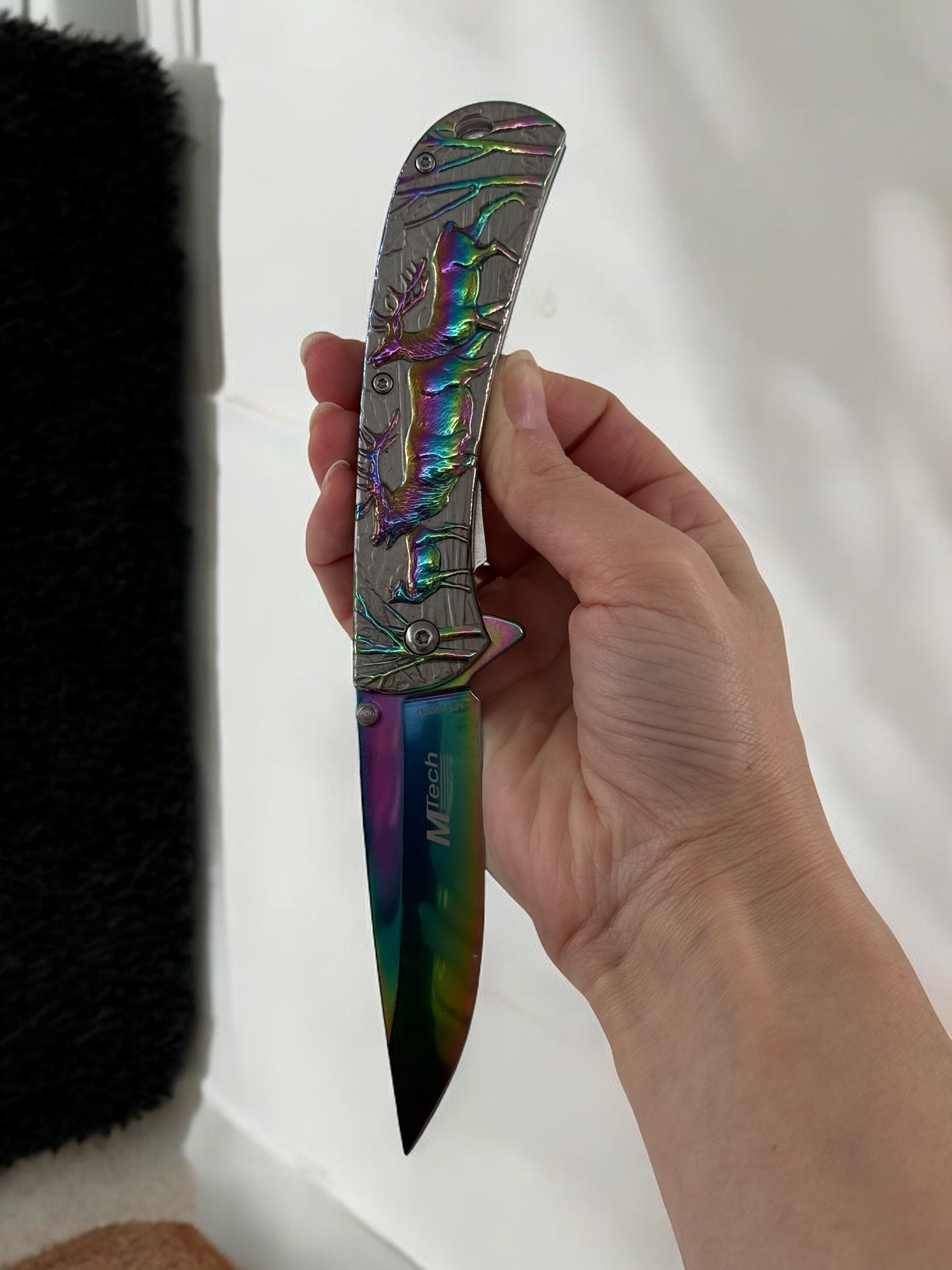 Geyik Baskılı Çakı MT-1008C