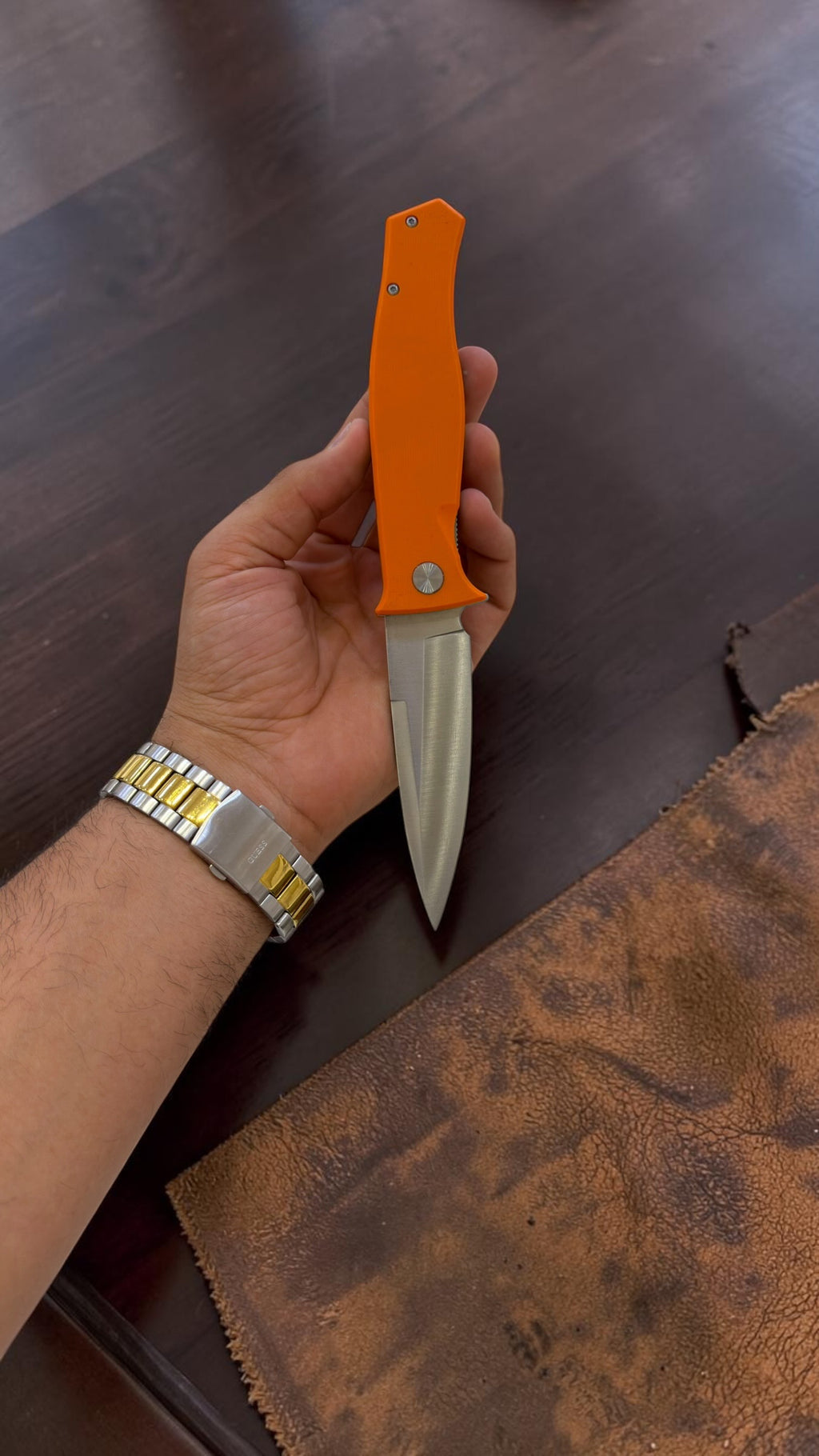 Grey Wolf D2 Turuncu Avcı Çakısı