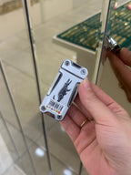 Timsah Desenli Çift Yanan Gazlı Çakmak