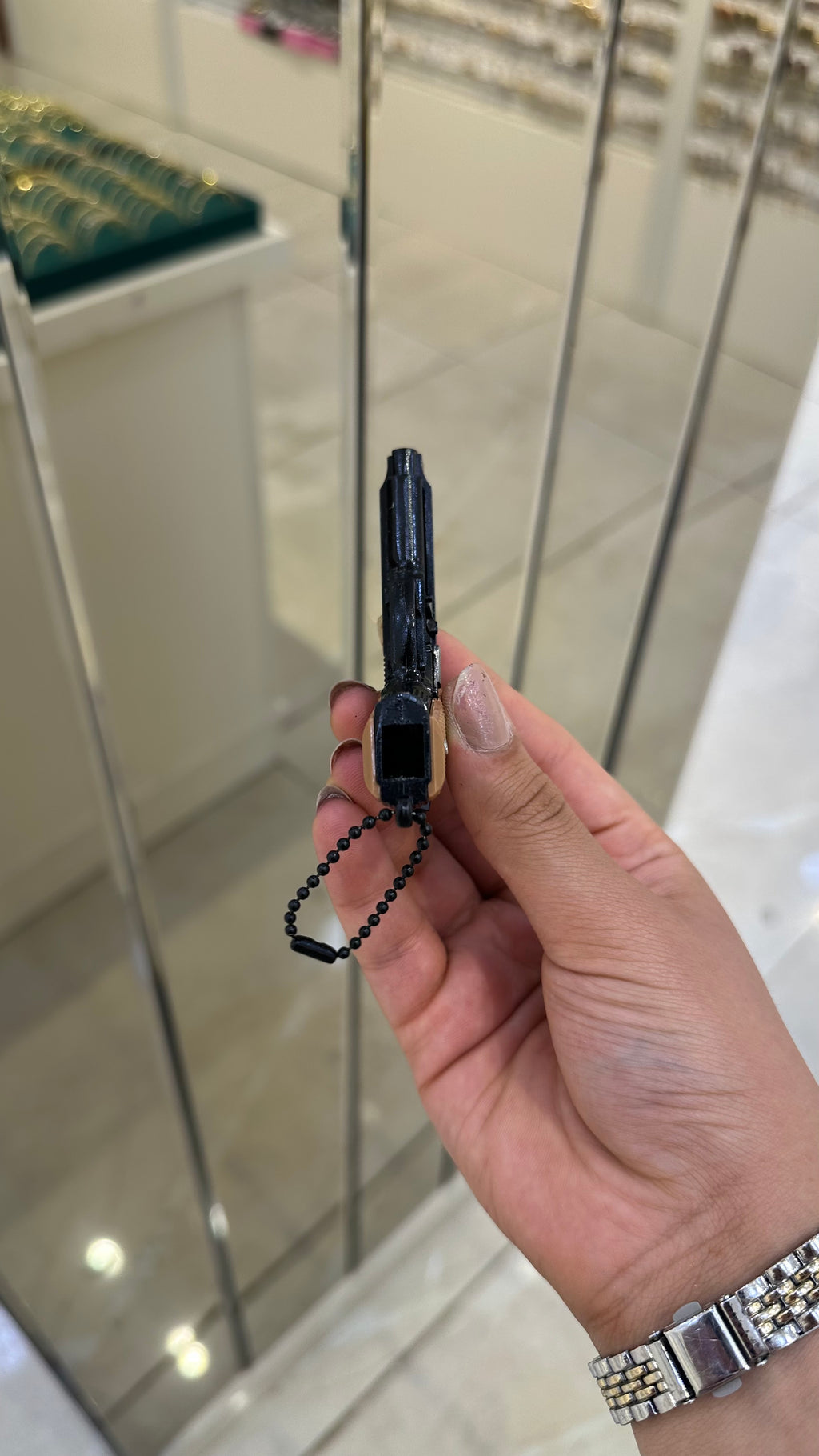 Beretta 9×19 Tabanca Gerçekçi Sökülebilir ve Kurulabilir Metal Anahtarlık