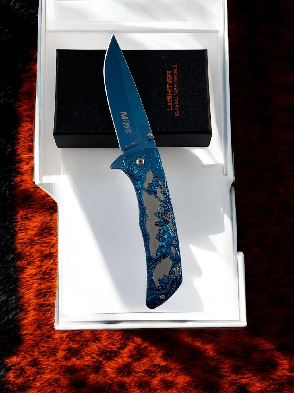 Geyik Baskılı Çakı MT-1008C