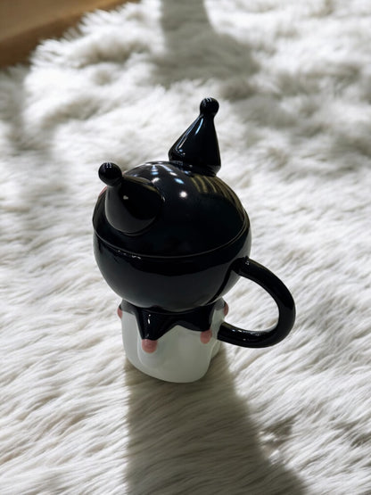 Kuromi  Kapaklı Kupa Bardak 9782