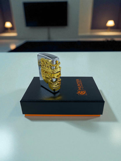 Kuru Kafa Zippo Çakmak 3666