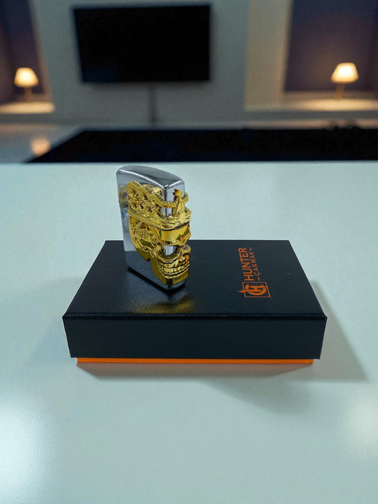 Kuru Kafa Zippo Çakmak 3666