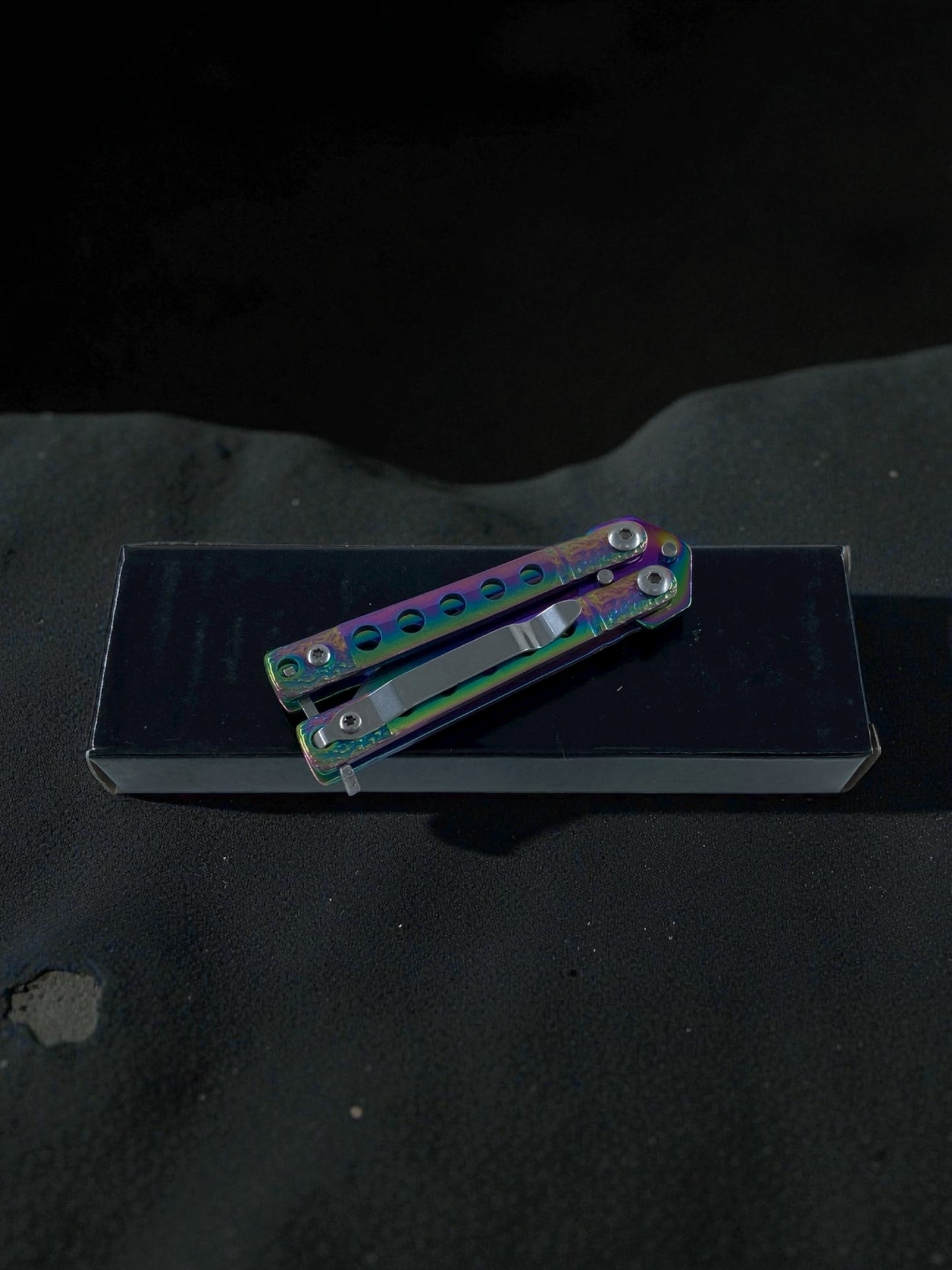 Kompakt Boy Metal Kelebek Çakı