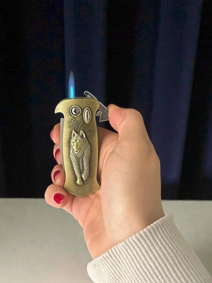 Kurt Figürlü Çakılı Çakmak