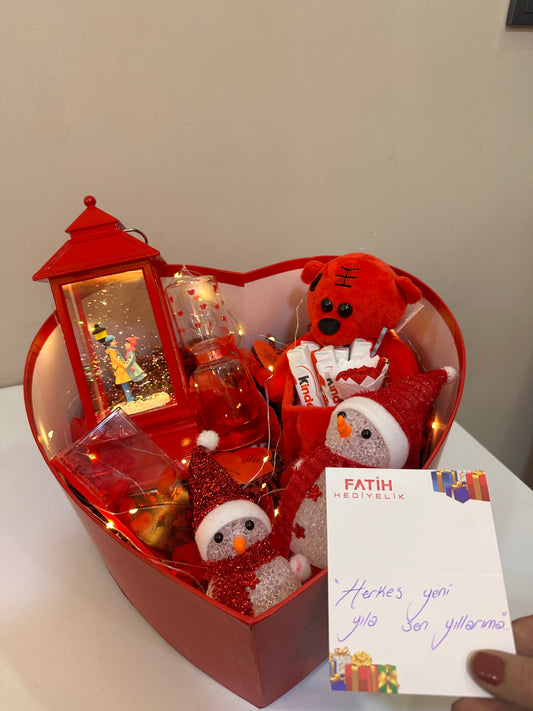 Kırmızı Konsept Özel Tasarım Hediye kutusu 🎁 3322