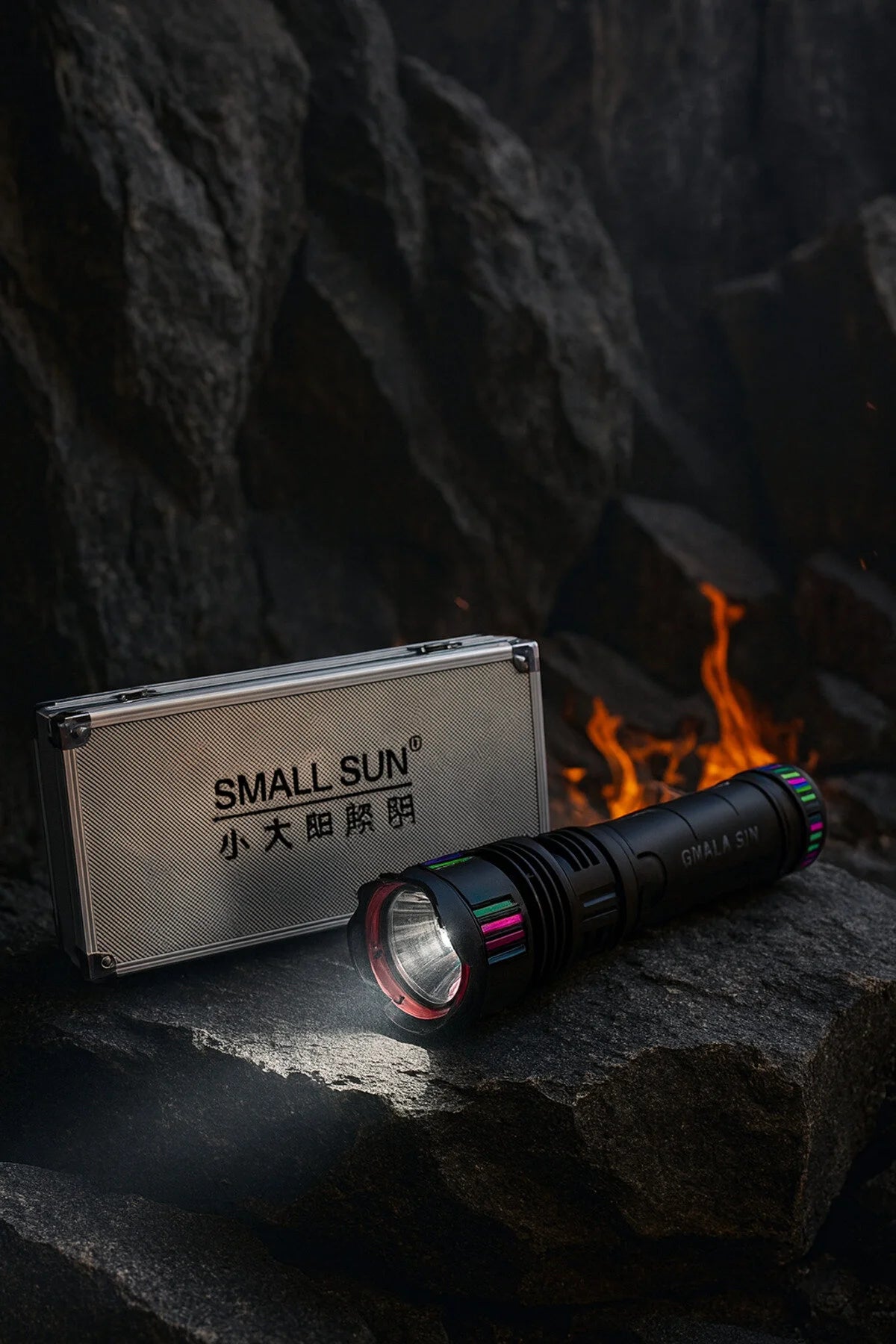 Small Sun 10.000 Lümen Süper Güçlü LED Profesyonel Şarjlı El Feneri