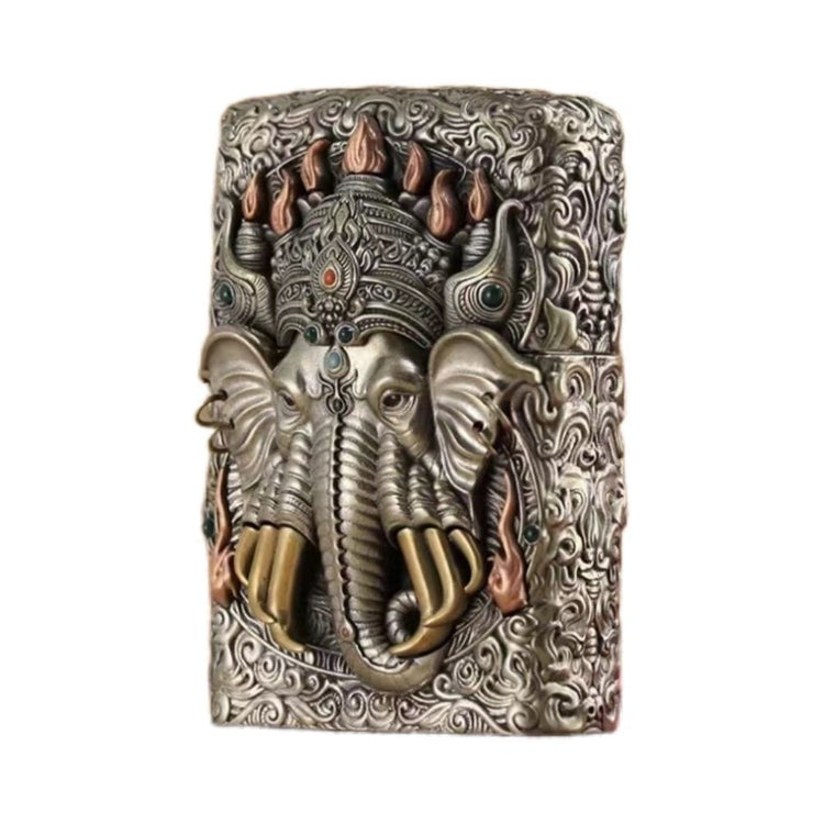 Ganesha / Altı Dişli Fil (King of Elephants) Orjinal Limited Edition Asya Zipo
