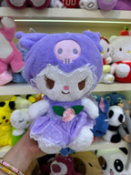 Çiçek kıyafetli kuromi Peluş