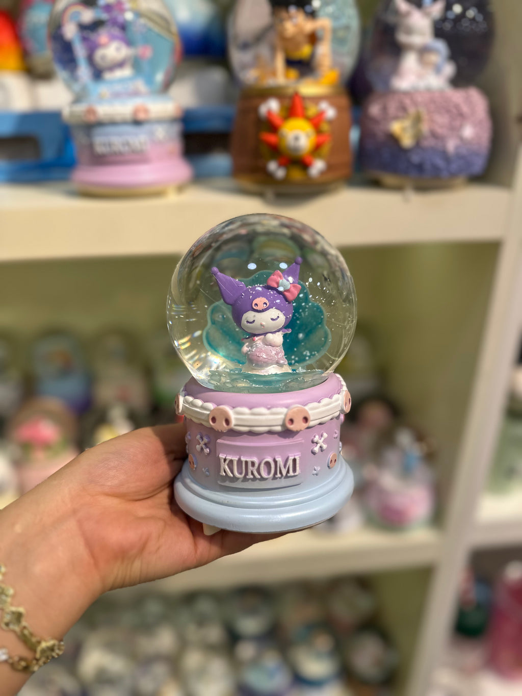 kuromi Temalı Büyük Boy Kar Küresi