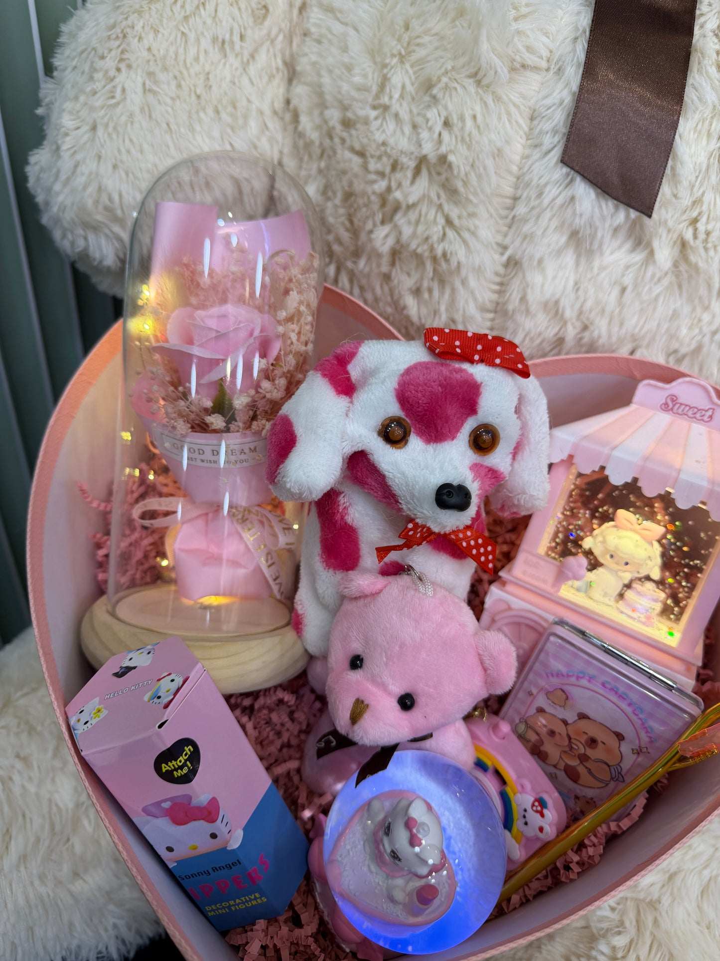 Büyük Boy Ayıcıklı Romantik Sevgili Kutusu