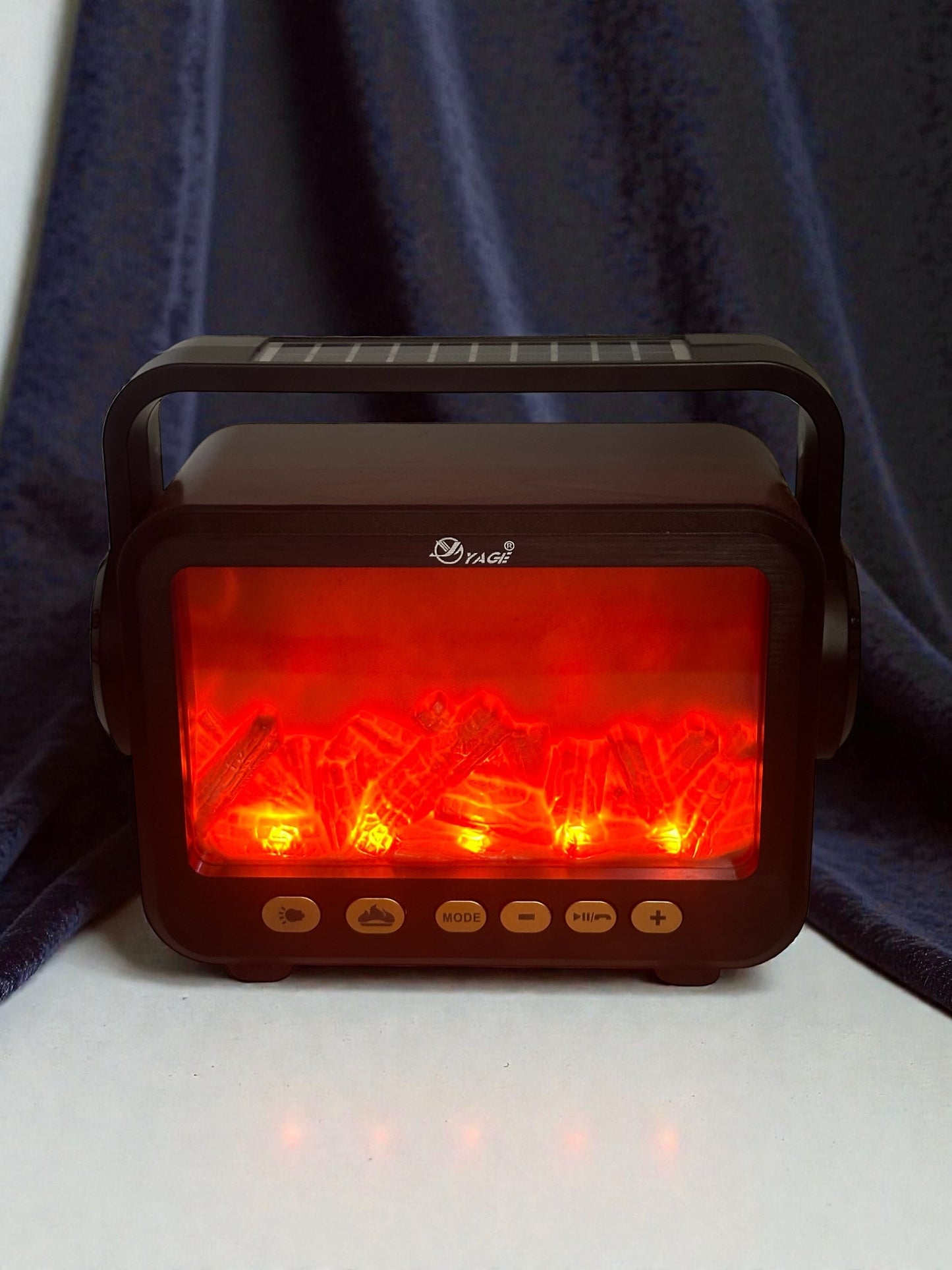 Nostaljik Bluetooth Bağlantılı Şömineli  Radyo YG-850