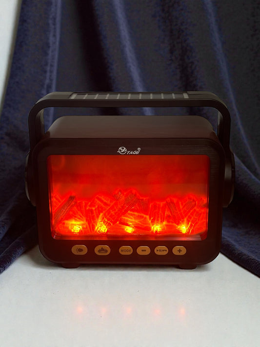 Nostaljik Bluetooth Bağlantılı Şömineli  Radyo YG-850