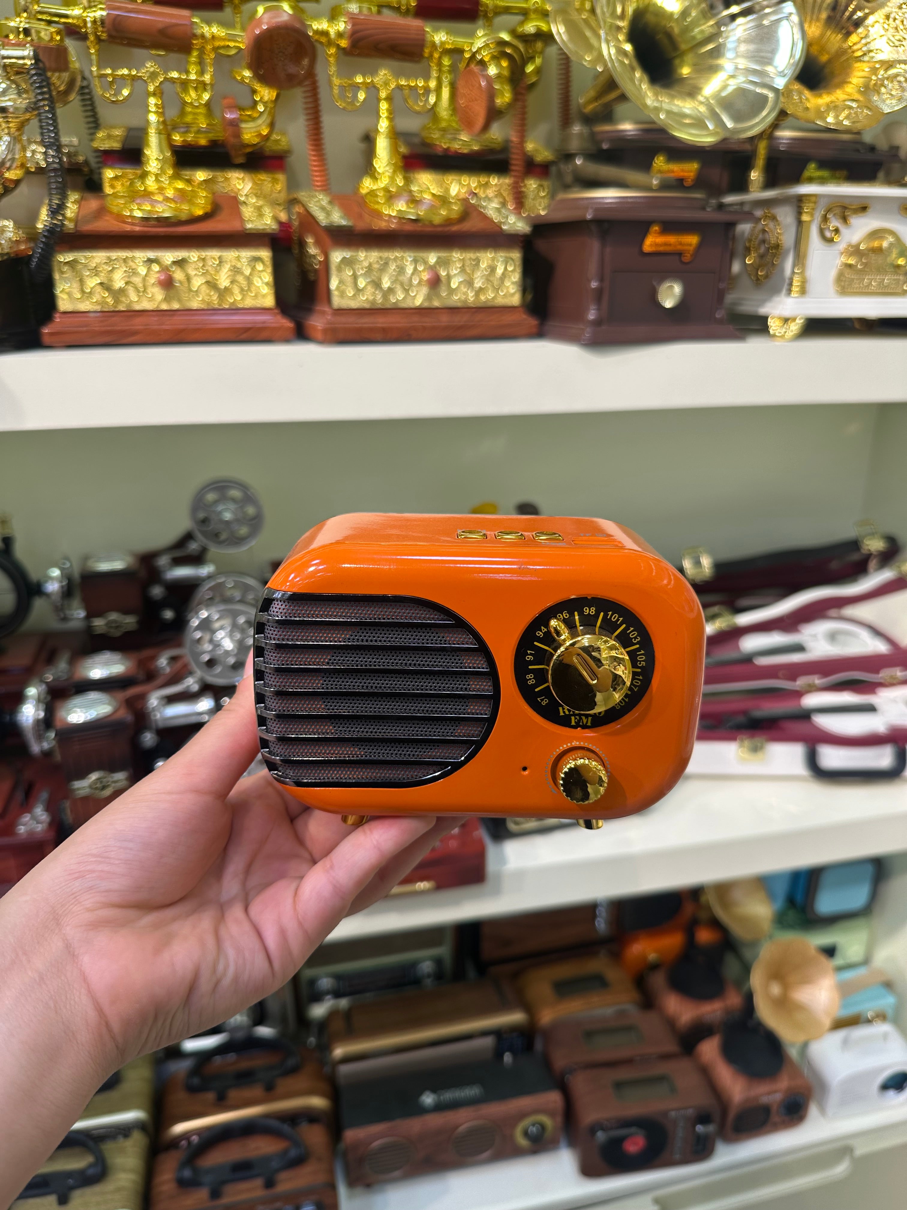 Nostaljik Bluetooth Bağlantılı Radyo