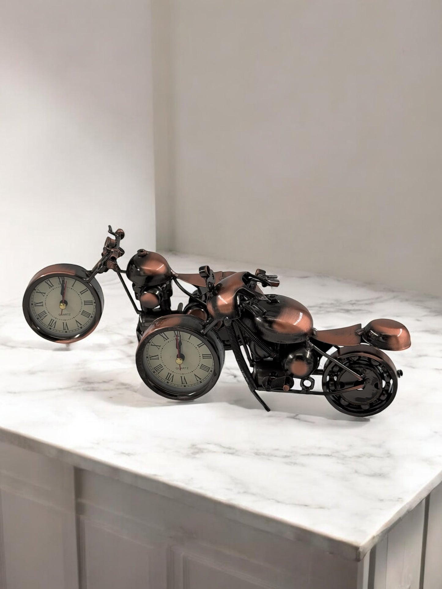 Metal Saatli Demoratif Motosiklet 6699