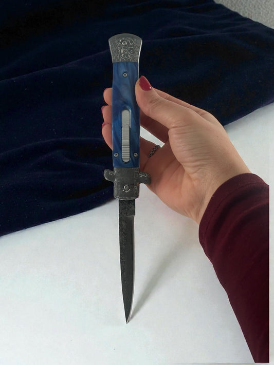 Lux Tank DMS İçten Açmalı Çakı Mavi