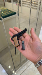 Beretta 9×19 Tabanca Gerçekçi Sökülebilir ve Kurulabilir Metal Anahtarlık