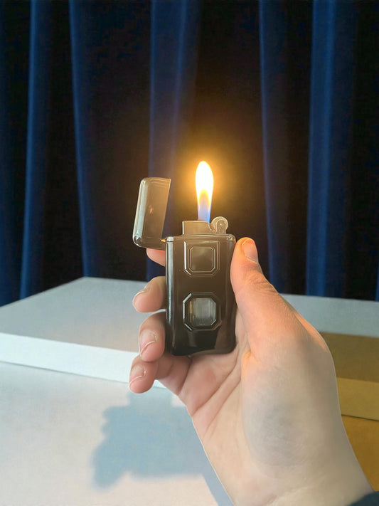 Çift Alevli Taşlı Lüx Gazlı Çakmak