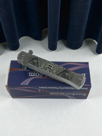 Lux Tank DMS İçten Açmalı Çakı Füme