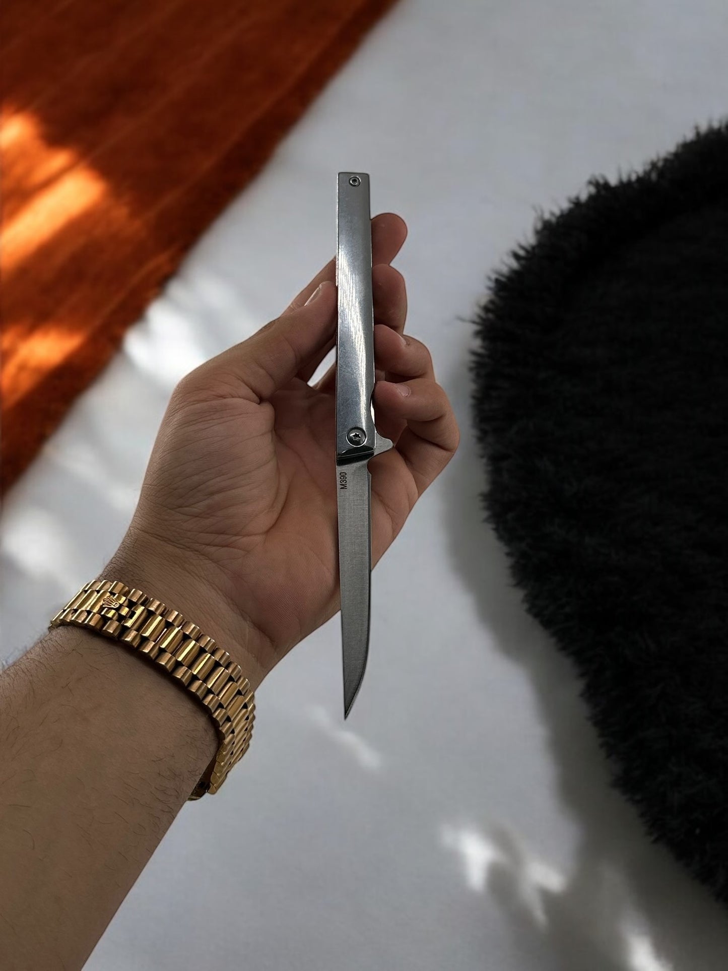 İnce Yarı Otomatik Beyefendi Çakısı M390