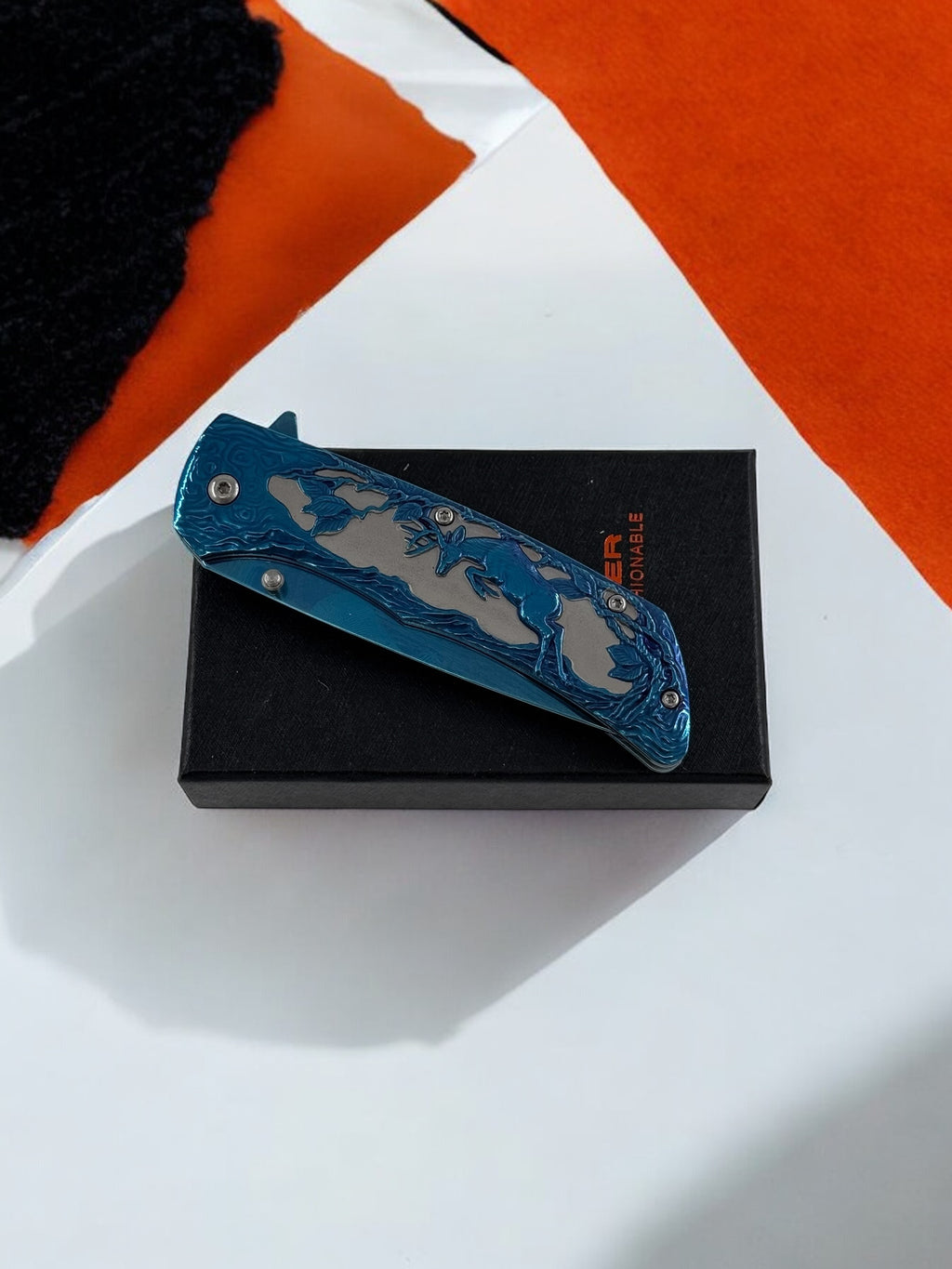 Geyik Baskılı Çakı MT-1008C