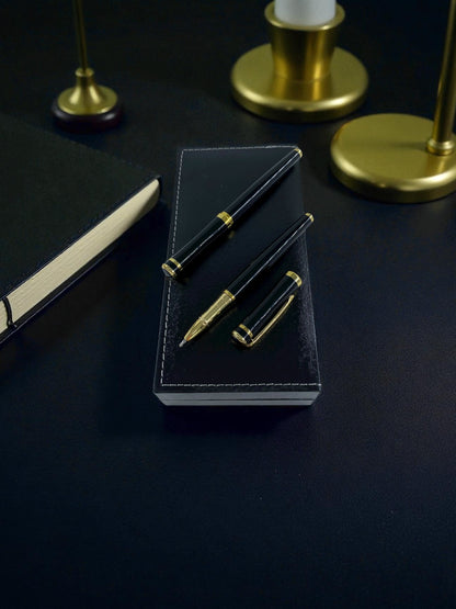 Premium 2'li Kalem Seti Siyah & Gold