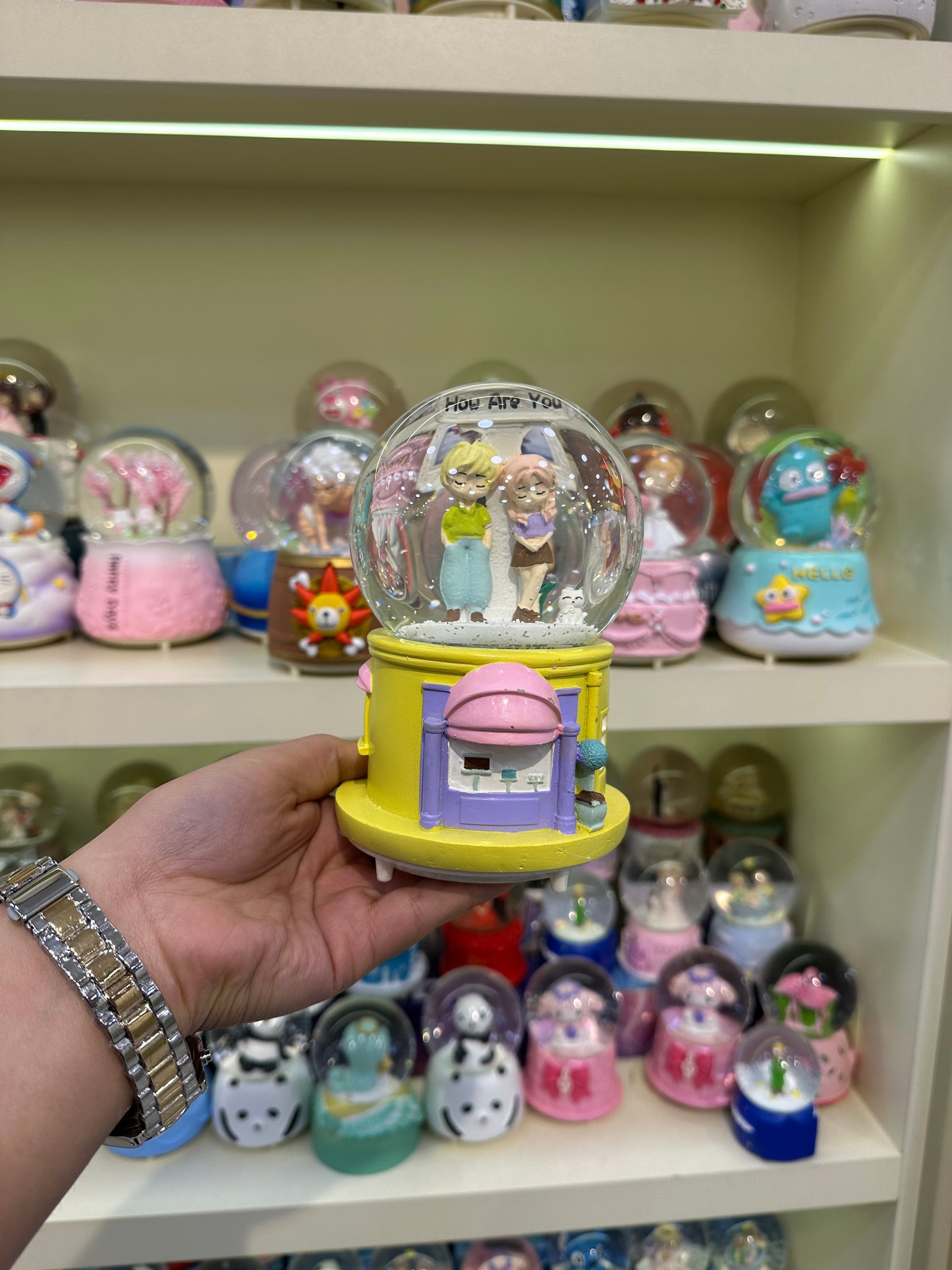 Büyük Boy Çift Temalı Kar Küresi