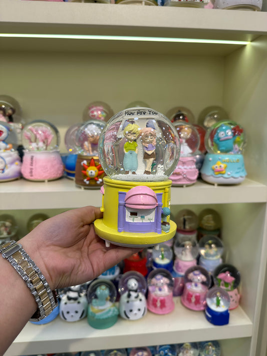 Büyük Boy Çift Temalı Kar Küresi