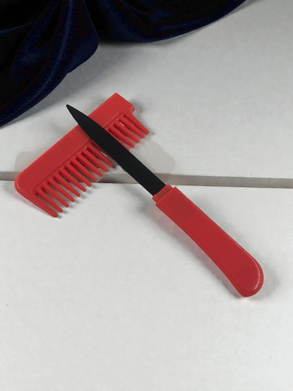 Tarak Görünümlü Gizli Bıçak – Kamufle Edilebilir Savunma Çakısı 1444