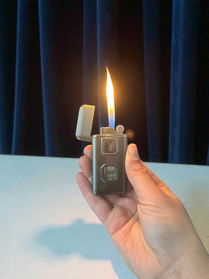 Çift Alevli Taşlı Lüx Gazlı Çakmak