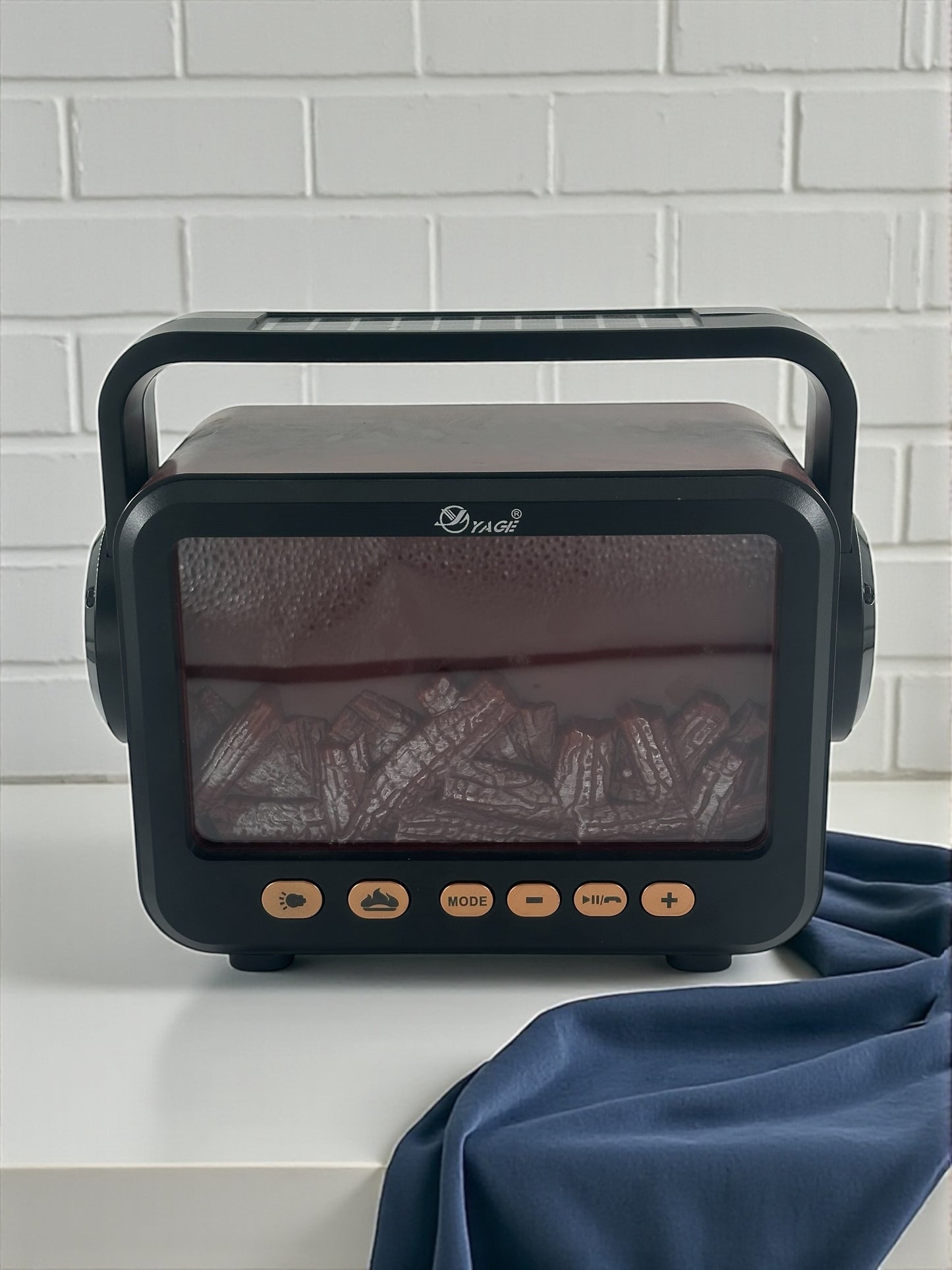 Nostaljik Bluetooth Bağlantılı Şömineli  Radyo YG-850